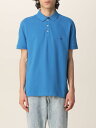 フェイ FAY ポロシャツ メンズ Polo shirts NPMB244135STDW Blue 2 関税 送料無料 ラッピング無料 2022SS gi