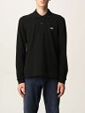 ラコステ LACOSTE ポロシャツ メンズ ブラック Polo shirts L1312 Black 関税 送料無料 ラッピング無料 2024AW gi