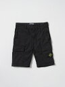 【15,000円以上1,000円OFF!!】 STONE ISLAND JUNIOR ストーン アイランド ブラック Black ショーツ ボーイズ 春夏2024 L0210 【関税・送料無料】【ラッピング無料】 gi