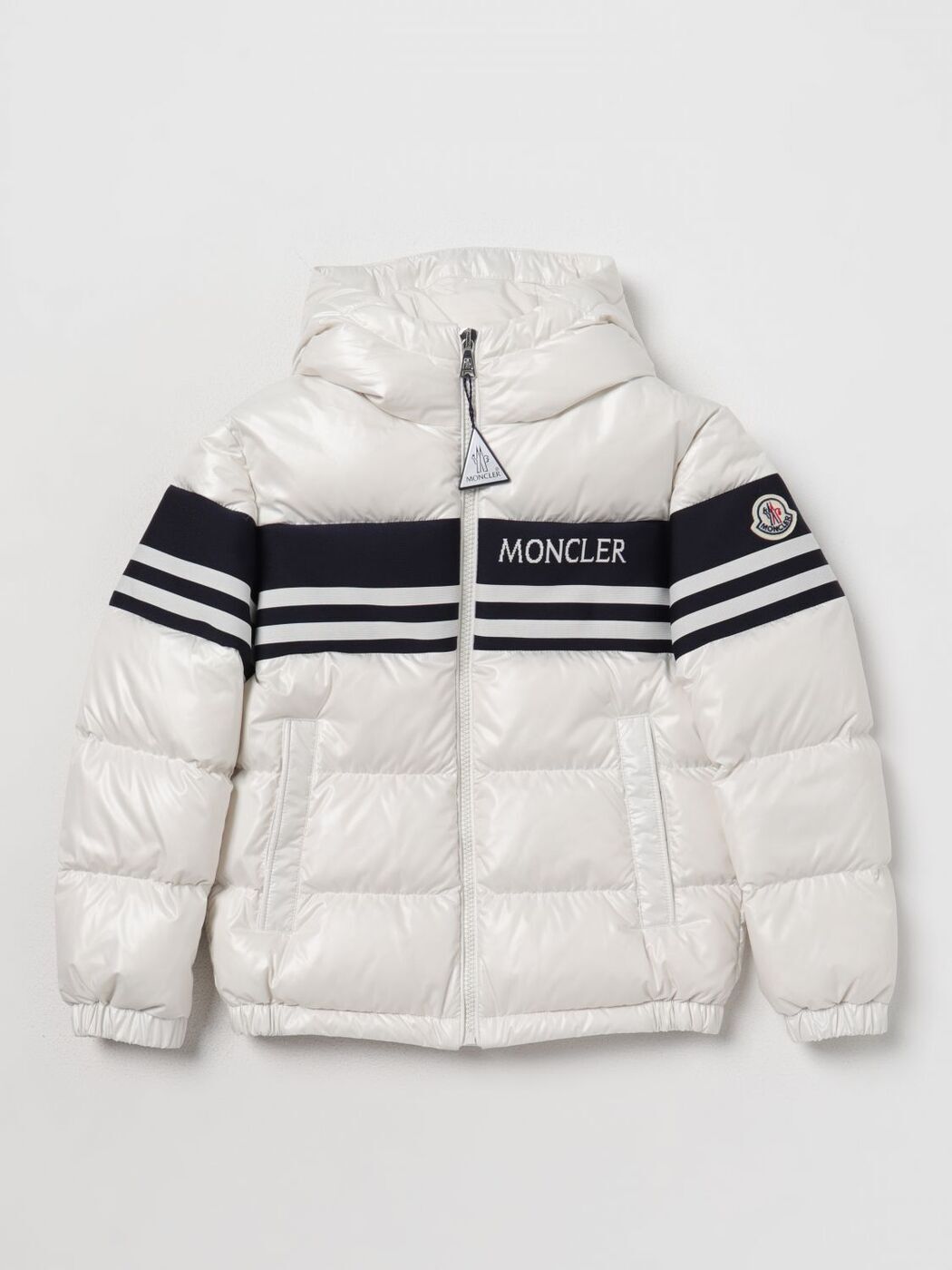 MONCLER モンクレール ホワイト White ジャケット ボーイズ 秋冬2023/2024 1A00057595ZJ 【関税・送料..