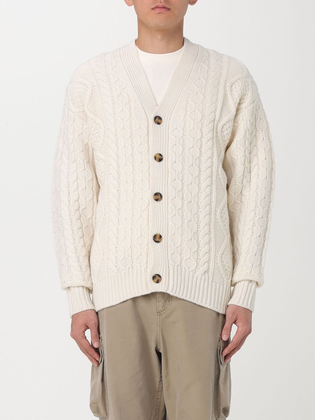 DROLE DE MONSIEUR ドロール ド ムッシュ ベージュ Cream ニットウェア メンズ 秋冬2023 CCA113WO018 【関税・送料無料】【ラッピング無料】 gi