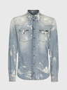 ドルチェ&ガッバーナ DOLCE&GABBANA ドルチェ&ガッバーナ ブルー Denim シャツ メンズ 秋冬2023 G5JC8DG8JH0 【関税・送料無料】【ラッピング無料】 gi