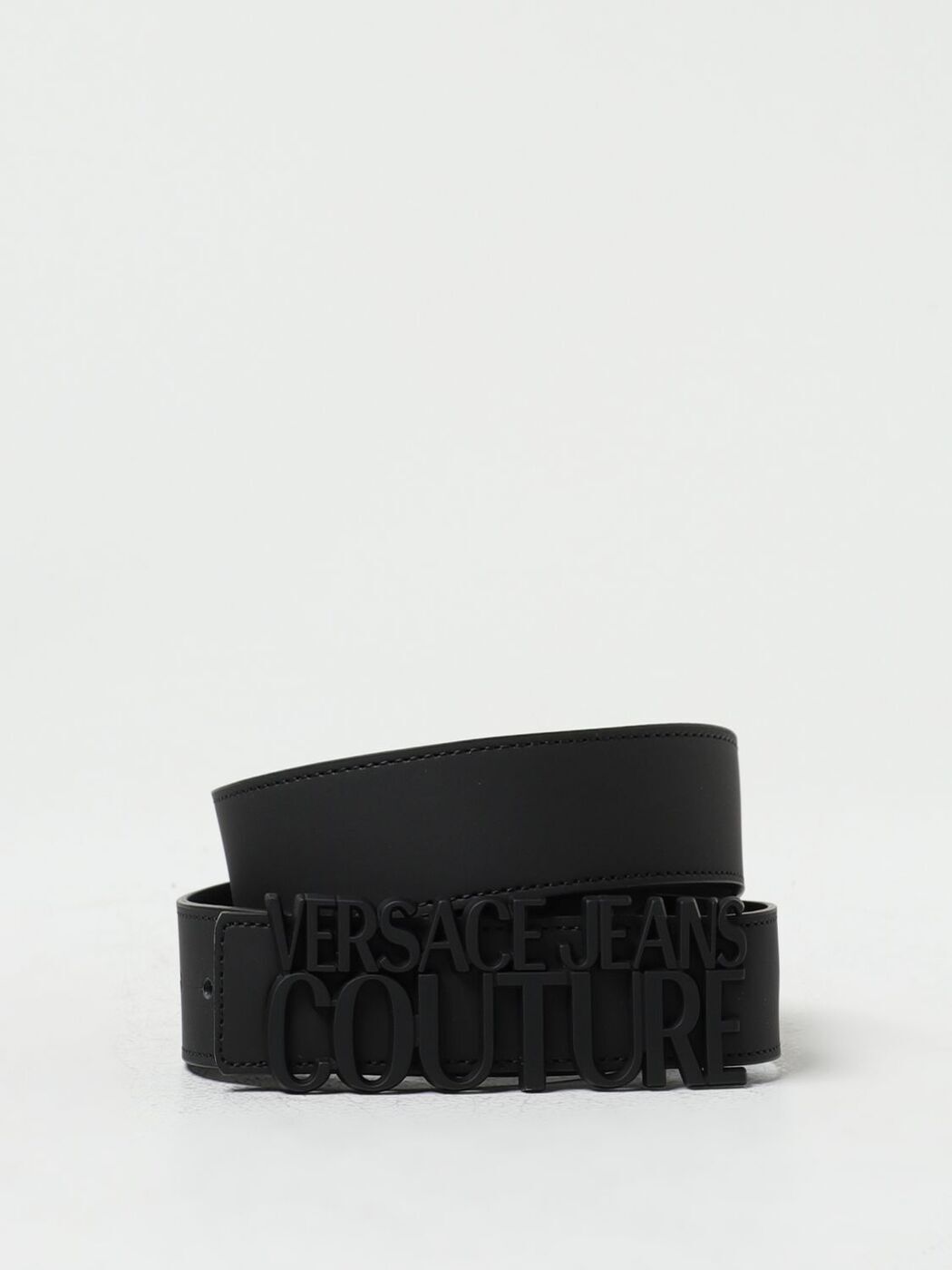 ベルサーチ 【毎月1日はエントリーでポイント3倍！】 VERSACE JEANS COUTURE ヴェルサーチ ジーンズ クチュール ブラック Black ベルト メンズ 秋冬2023/2024 75YA6F09ZS505 【関税・送料無料】【ラッピング無料】 gi