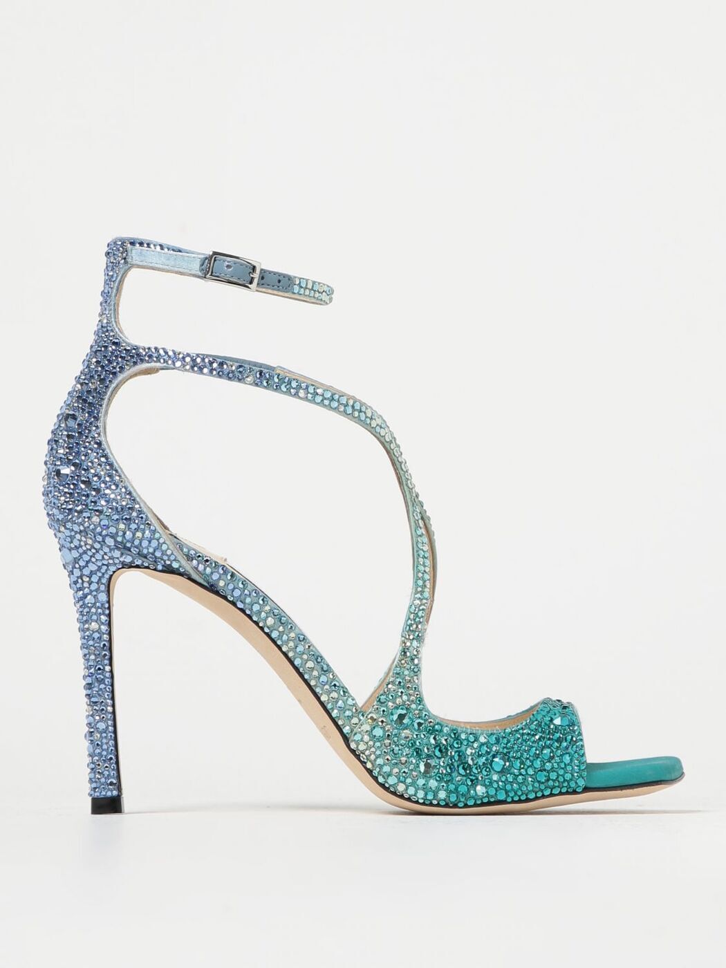 【5のつく日は全商品ポイント4倍】 JIMMY CHOO ジミーチュウ ブルー Blue サンダル レディース 秋冬2023/2024 AZIA95DKX 【関税・送料無料】【ラッピング無料】 gi