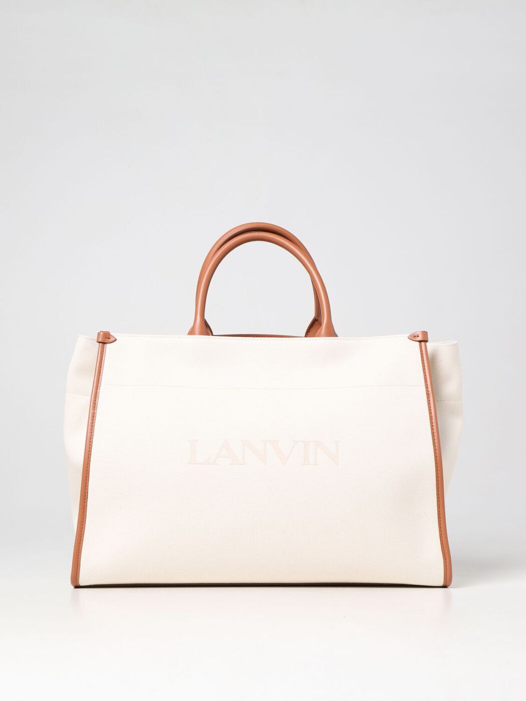 トートバッグ 【本日5の付く日ポイント4倍!】 LANVIN ランバン ホワイト White トートバッグ レディース 春夏2023 LWBGTC00CANVP23 【関税・送料無料】【ラッピング無料】 gi