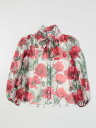 ドルチェ&ガッバーナ DOLCE&GABBANA フォーマルシャツ シャツ ガールズ マルチカラー Formal shirts L55S73IS1QU Multicolor 関税 送料無料 ラッピング無料 2023SS gi
