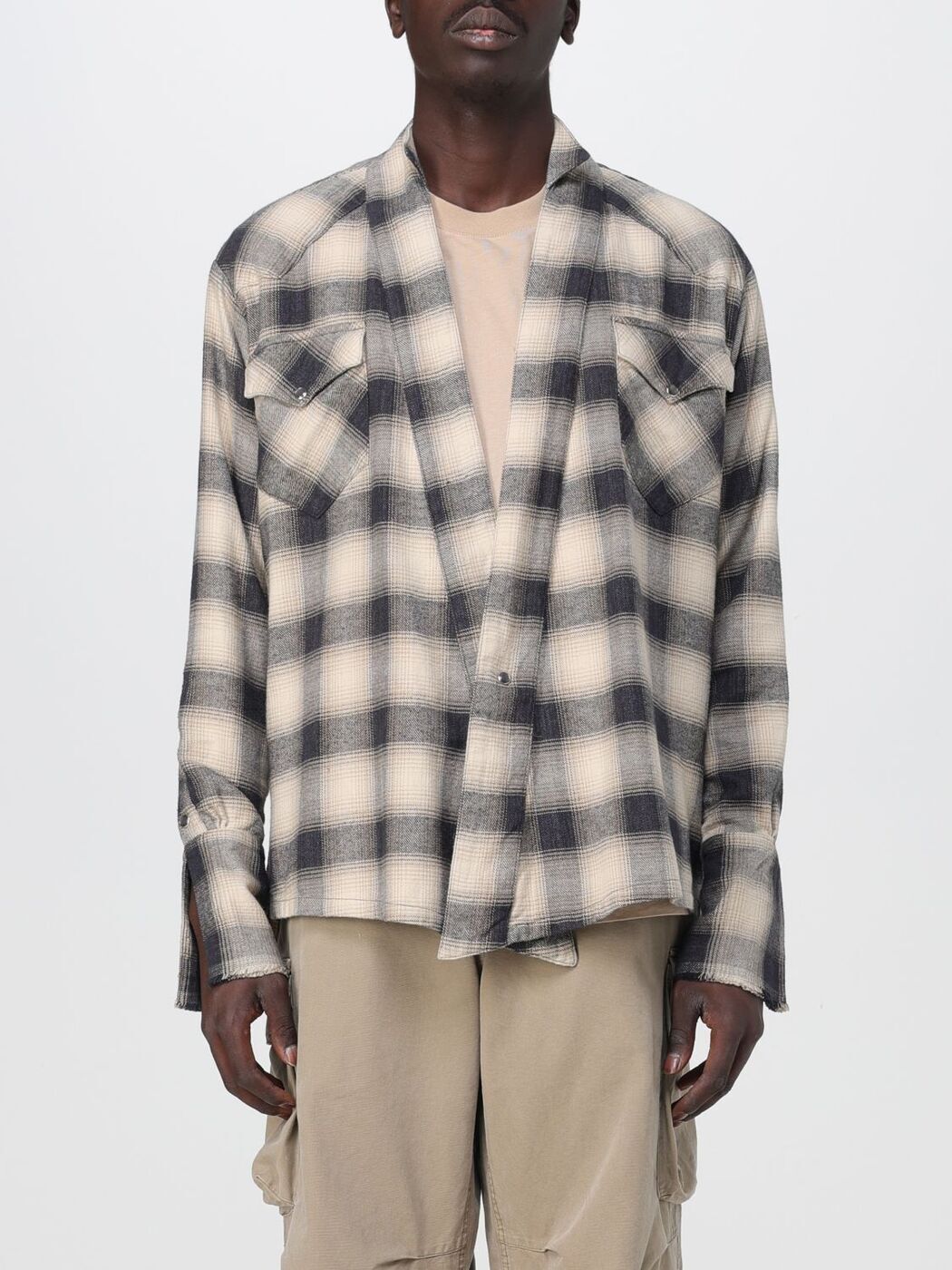 ݥȺ4!! å  GREG LAUREN   ֥å Shirts GM137 Black ...