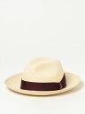 ボルサリーノ 【15,000円以上1,000円OFF!!】 BORSALINO ボルサリーノ レッド Burgundy 帽子 メンズ 春夏2024 141088 【関税・送料無料】【ラッピング無料】 gi