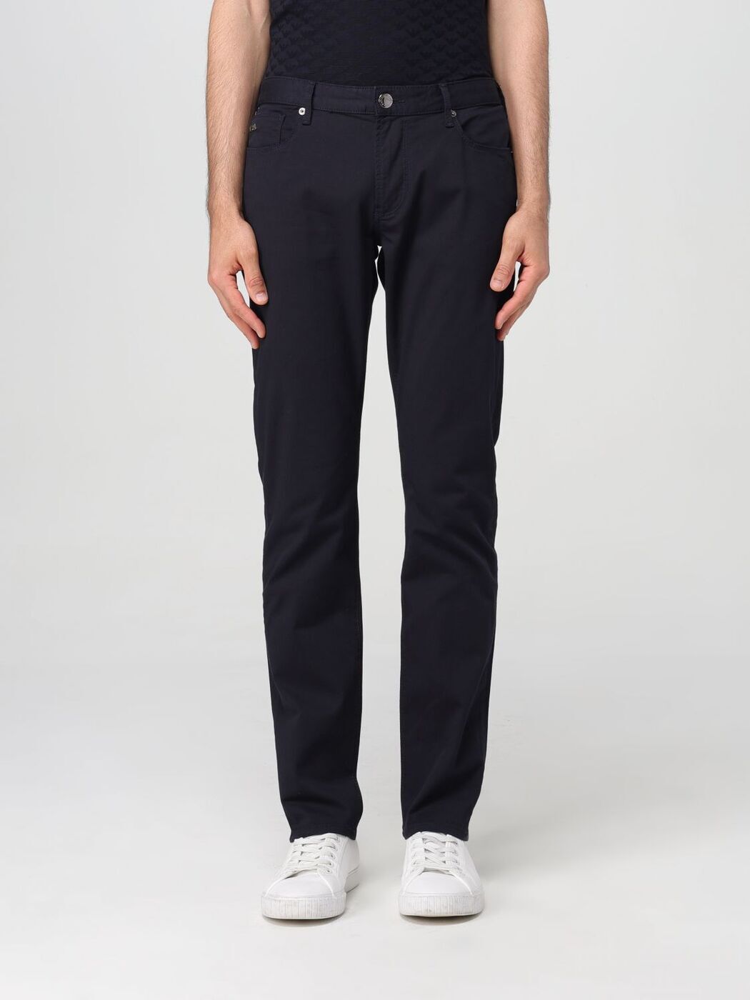 ݥꥪ ޡ EMPORIO ARMANI ܥ ѥ  ֥롼 Trousers 8N1J061GN0Z Blue ...