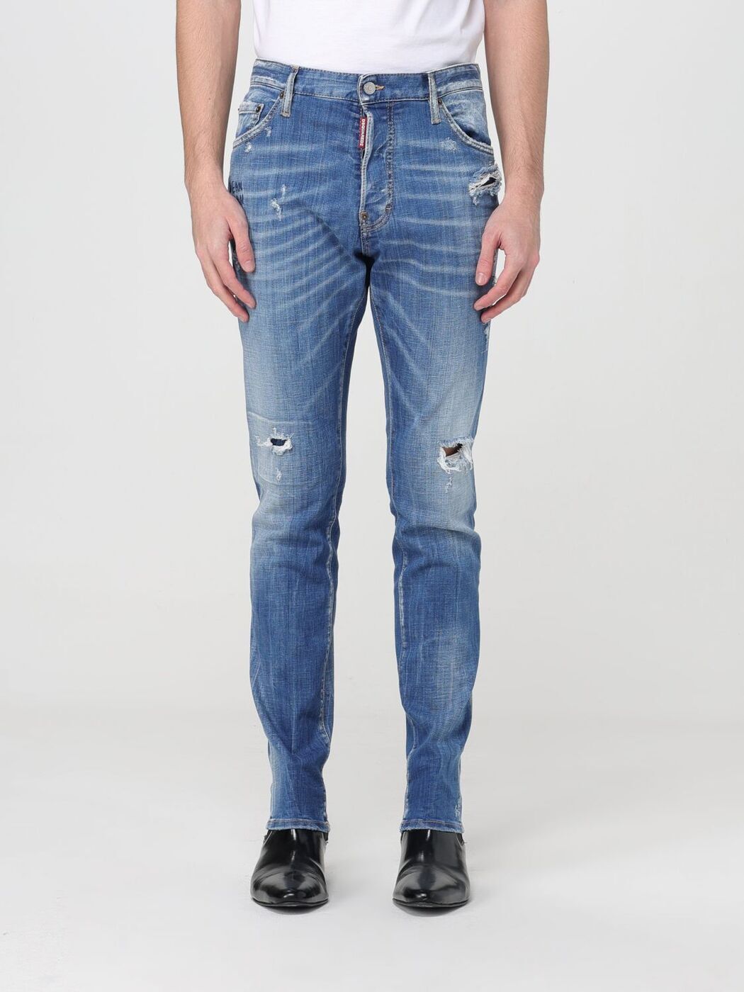 DSQUARED2 ディースクエアード ブルー Denim デニム メンズ 春夏2024 S74LB1445S30342 【関税・送料無料】【ラッピング無料】 gi