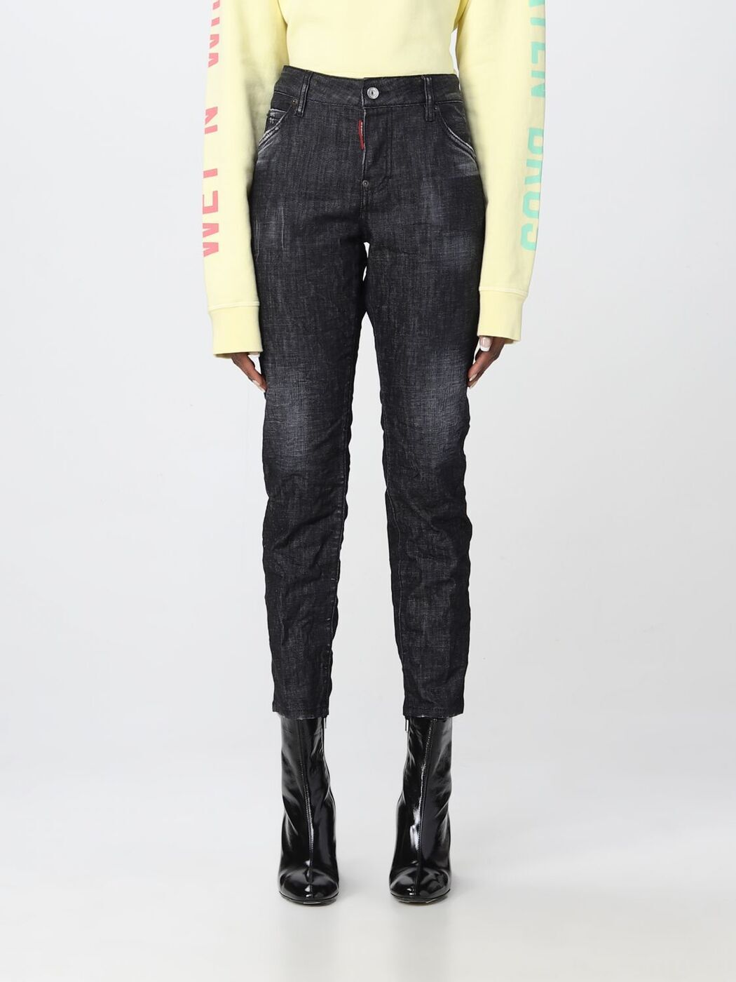 ǥ DSQUARED2 ǥ˥ ǥ ֥å Jeans S75LB0697S30357 Black  ̵...