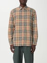 【本日ポイント4倍!!】 バーバリー BURBERRY シャツ メンズ ベージュ Shirts 8070577 Beige 関税 送料無料 ラッピング無料 2026AW gi