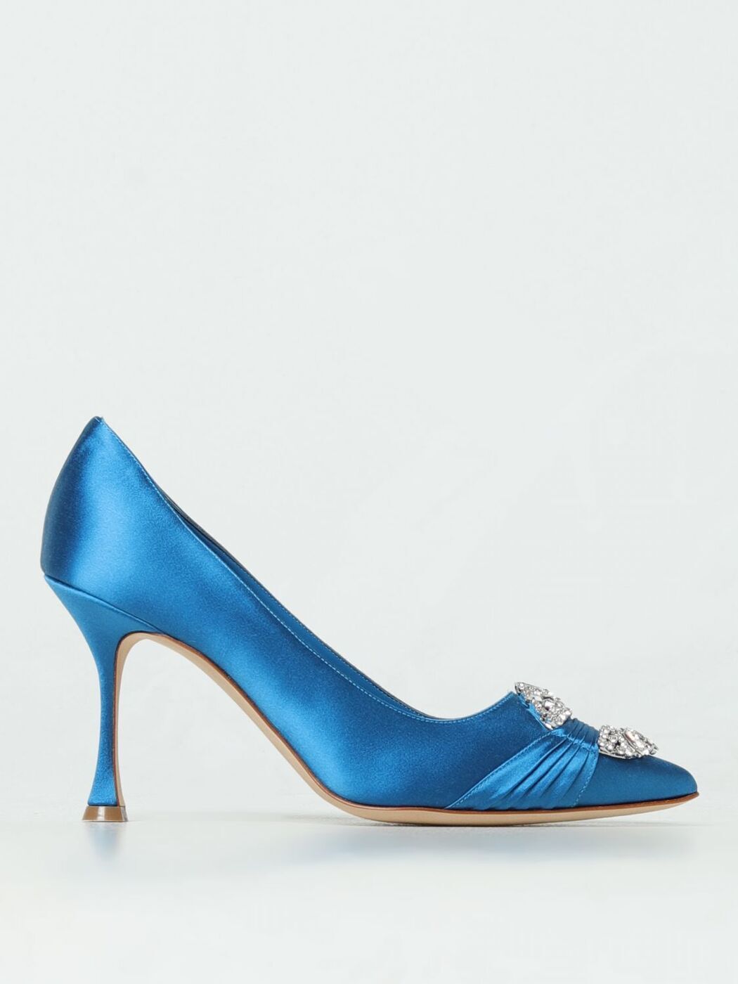 【土日限定クーポン配布中！】 MANOLO BLAHNIK マノロ ブラニク ブルー Blue パンプス レディース 春夏2024 4231783 【関税・送料無料】【ラッピング無料】 gi