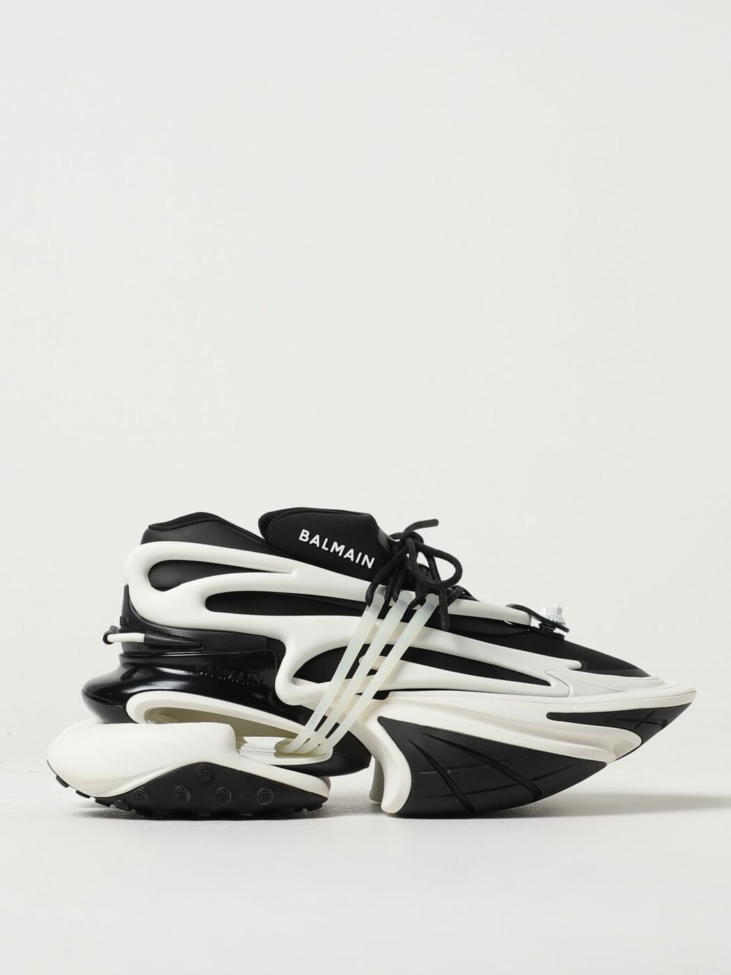 【本日ポイント最大4倍!!】 バルマン BALMAIN スニーカー メンズ ブラック Sneaker ...