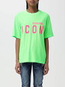 【15,000円以上1,000円OFF!!】 DSQUARED2 ディースクエアード グリーン Green Tシャツ レディース 春夏2024 S80GC0067S24692 【関税・送料無料】【ラッピング無料】 gi