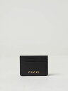 【土日限定1000円OFF!!】 グッチ GUCCI カードホルダー 財布 メンズ ブラック Wallets and Card Holders 7734280OP0N Black 関税 送料無料 ラッピング無料 2025SS gi(4)