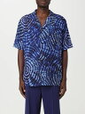 【15,000円以上ご購入で1,000円OFF！】 MARCELO BURLON マルセロ バーロン ブルー Blue シャツ メンズ 春夏2024 CMGG001S24FAB001 【関税 送料無料】【ラッピング無料】 gi