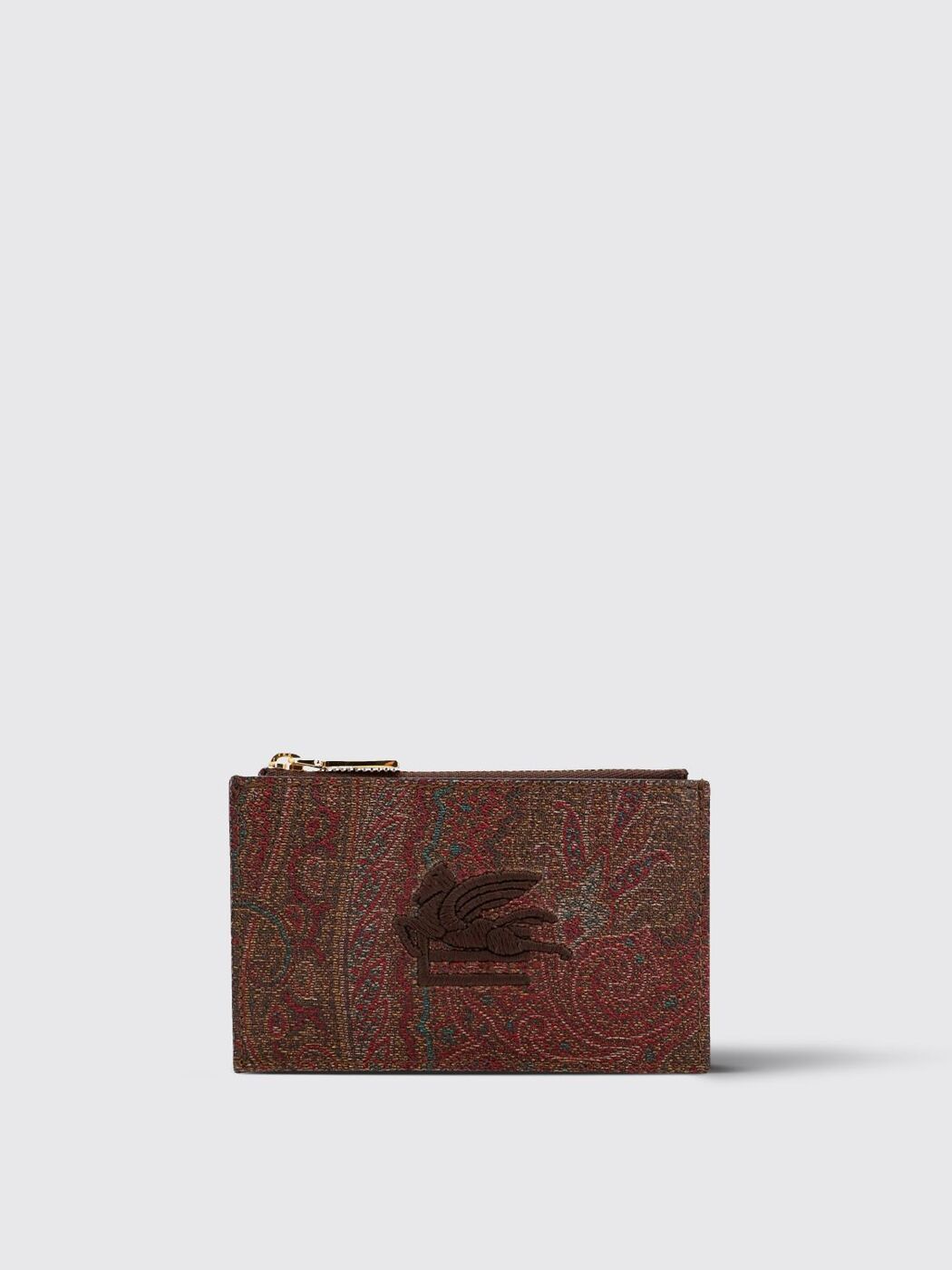 【5のつく日は全商品ポイント4倍】 ETRO エトロ ブラウン Brown 財布 レディース 春夏2024 WP2E0002AA001 【関税・送料無料】【ラッピング無料】 gi