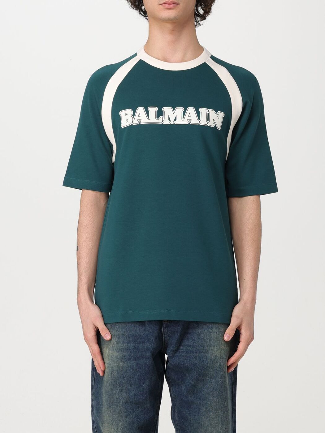 BALMAIN Хޥ ꡼ Green T  ղ2024 BU1EF075BC45 ڴǡ̵ۡڥåԥ̵ gi