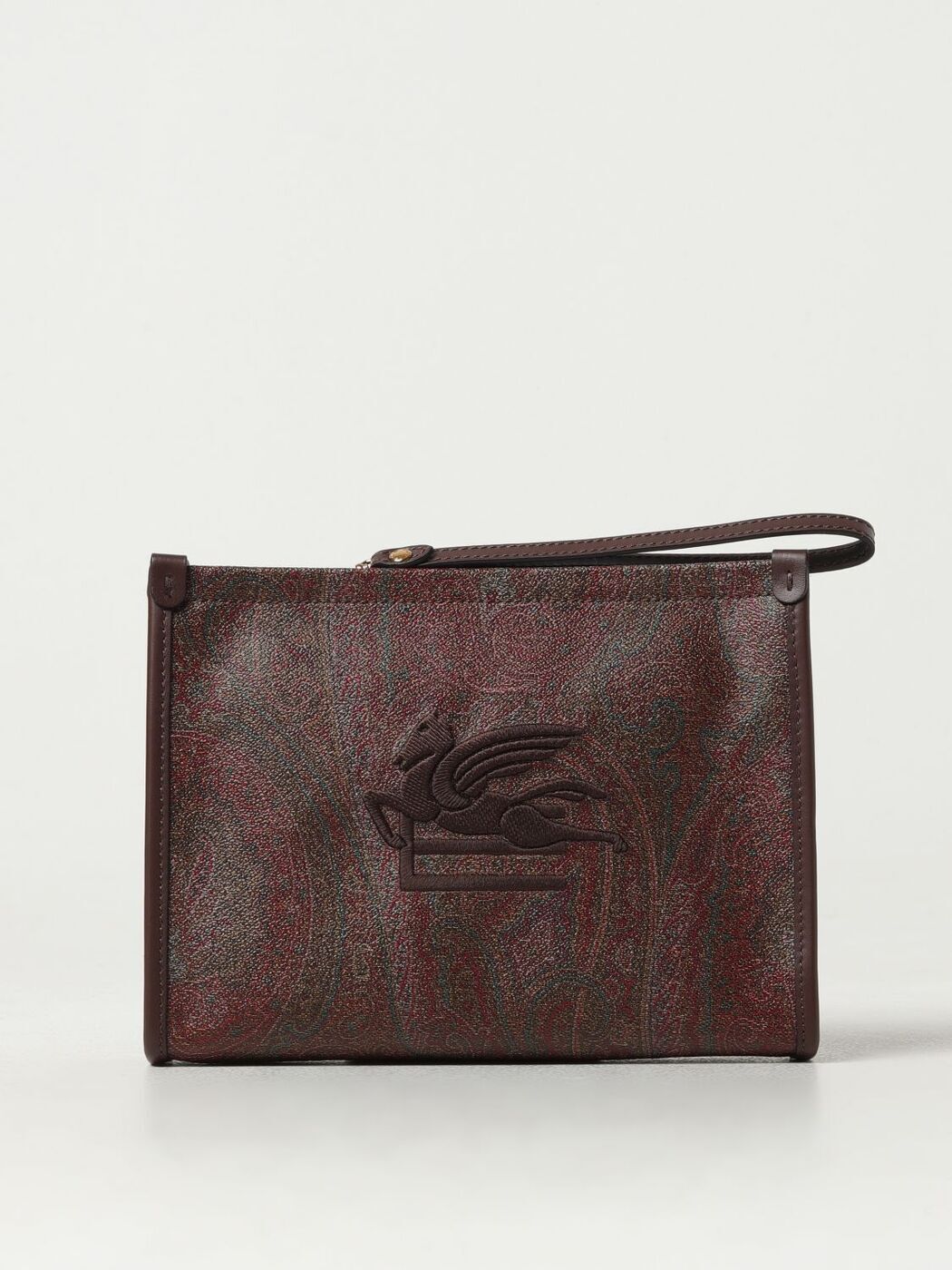 ETRO エトロ ブラウン Brown クラッチバッグ レディース 春夏2024 WP2C0007AA001 【関税・送料無料】【ラッピング無料】 gi