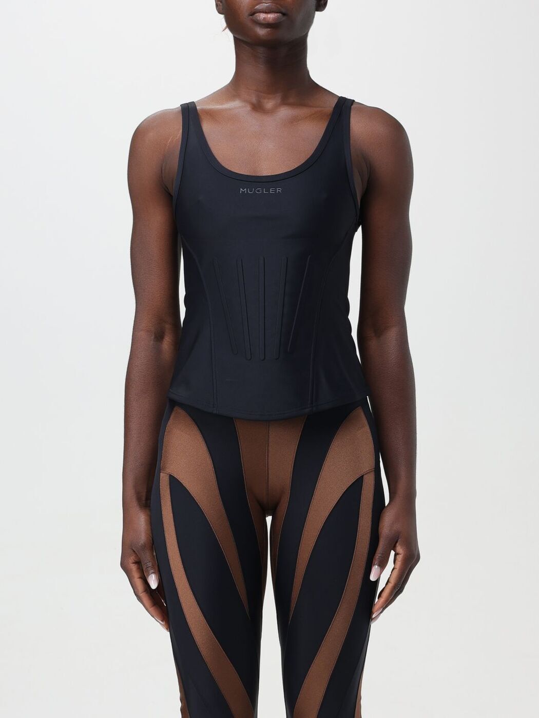 【土日限定クーポン配布中！】 MUGLER ミュグレー ブラック Black トップス レディース 春夏2024 24P1TO0644842 【関税・送料無料】【ラッピング無料】 gi