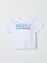 【15,000円以上ご購入で1,000円OFF！】 STELLA MCCARTNEY ステラマッカートニー ホワイト White Tシャツ ボーイズ 春夏2024 TU8S31Z0434 【関税 送料無料】【ラッピング無料】 gi