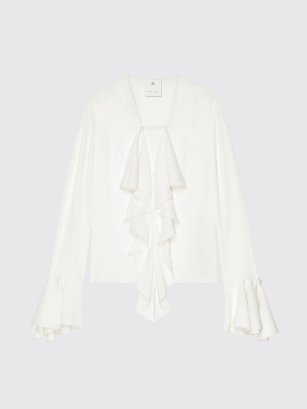 GIVENCHY ジバンシィ ホワイト White シャツ レディース 春夏2024 BW617J14W0 【関税・送料無料】【ラッピング無料】 gi