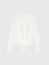 【15,000円以上1,000円OFF!!】 GIVENCHY ジバンシィ ホワイト White シャツ レディース 春夏2024 BW617J14W0 【関税・送料無料】【ラッピング無料】 gi