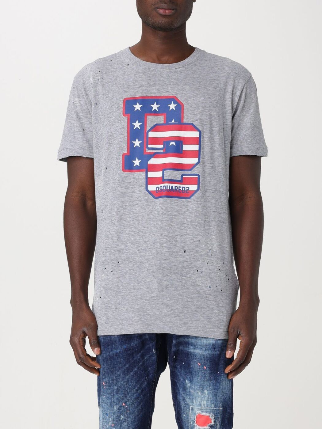 ǥ DSQUARED2 T  졼 T-shirts S74GD1249S22146 Grey  ̵...