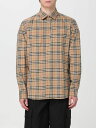 バーバリー BURBERRY シャツ メンズ ベージュ Shirts 8070582 Beige 関税 送料無料 ラッピング無料 2024SS gi