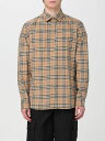 バーバリー 【15,000円以上1,000円OFF!!】 BURBERRY バーバリー ベージュ Beige シャツ メンズ 春夏2024 8070582 【関税・送料無料】【ラッピング無料】 gi