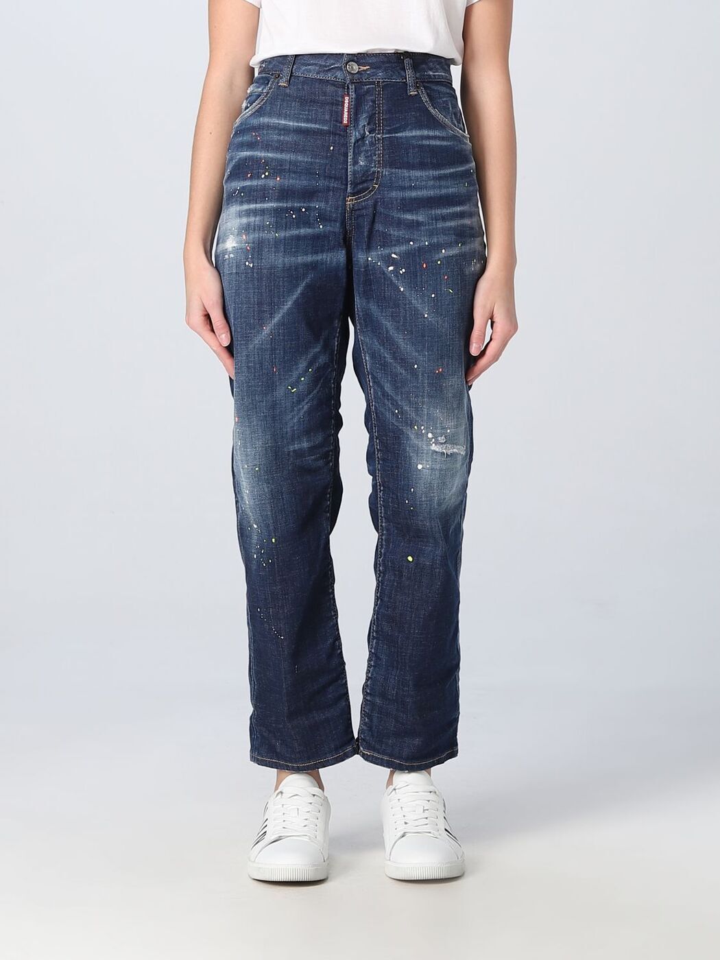 【本日5の付く日ポイント4倍!】 DSQUARED2 ディースクエアード ブルー Denim デニム レディース 春夏2023 S75LB0707S30342 【関税・送料無料】【ラッピング無料】 gi