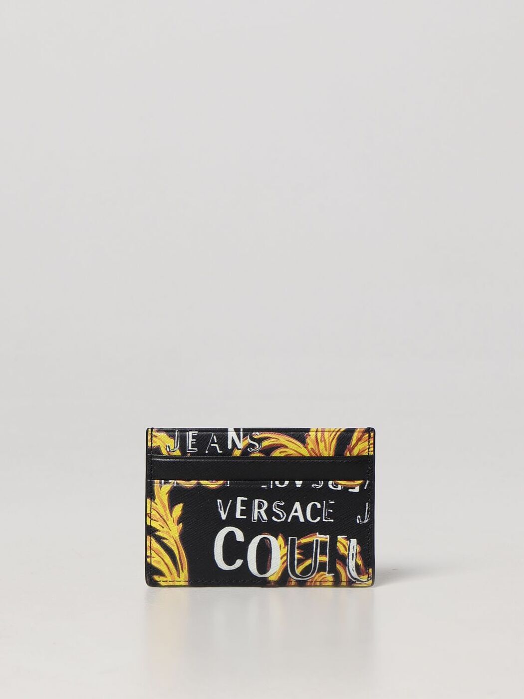 ヴェルサーチェ 財布（メンズ） 【楽天スーパーSALE!!15000円以上1000円OFFクーポン対象】 VERSACE JEANS COUTURE ヴェルサーチ ジーンズ クチュール ブラック Black 財布 メンズ 春夏2023 74YA5PB2ZP203 【関税・送料無料】【ラッピング無料】 gi