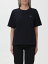 【15,000円以上1,000円OFF!!】 MAISON KITSUNE メゾン キツネ ブラック Black Tシャツ レディース 春夏..