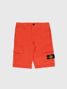 【15,000円以上1,000円OFF!!】 STONE ISLAND JUNIOR ストーン アイランド オレンジ Orange ショーツ ボーイズ 春夏2024 L0210 【関税・送料無料】【ラッピング無料】 gi