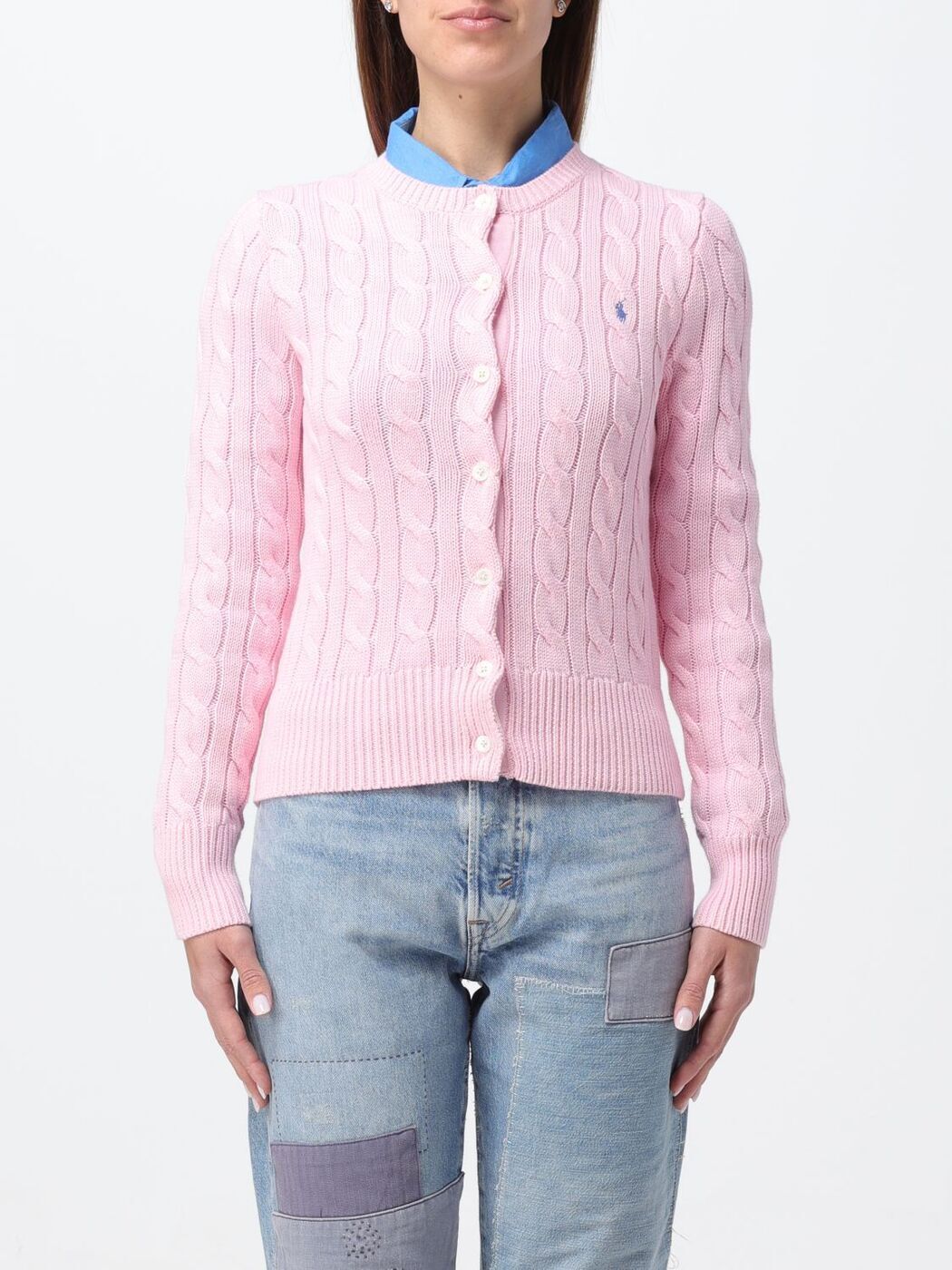 POLO RALPH LAUREN ラルフローレン ピンク Pink ニットウェア レディース 春夏2024 211891643004 【関税・送料無料】【ラッピング無料】 gi