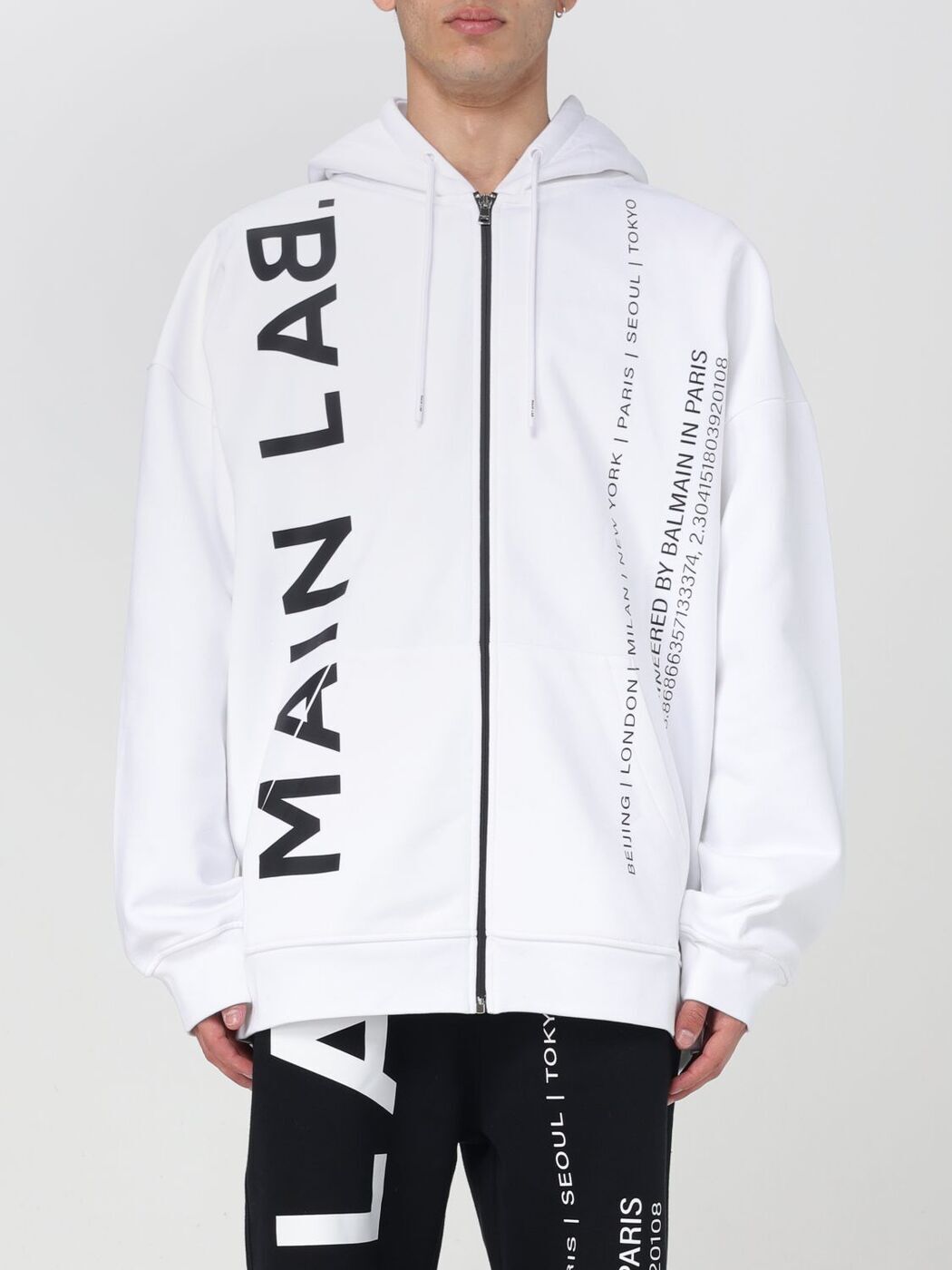 【本日5の付く日ポイント4倍!】 BALMAIN バルマン ホワイト White スイムウェア メンズ 春夏2024 CH6JZ035BC67 【関税・送料無料】【ラッピング無料】 gi