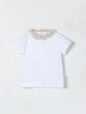 【15,000円以上ご購入で1,000円OFF！】 IL GUFO イルグッフォ ホワイト White Tシャツ ガールズ 春夏2024 TS240MF032 【関税・送料無料】【ラッピング無料】 gi