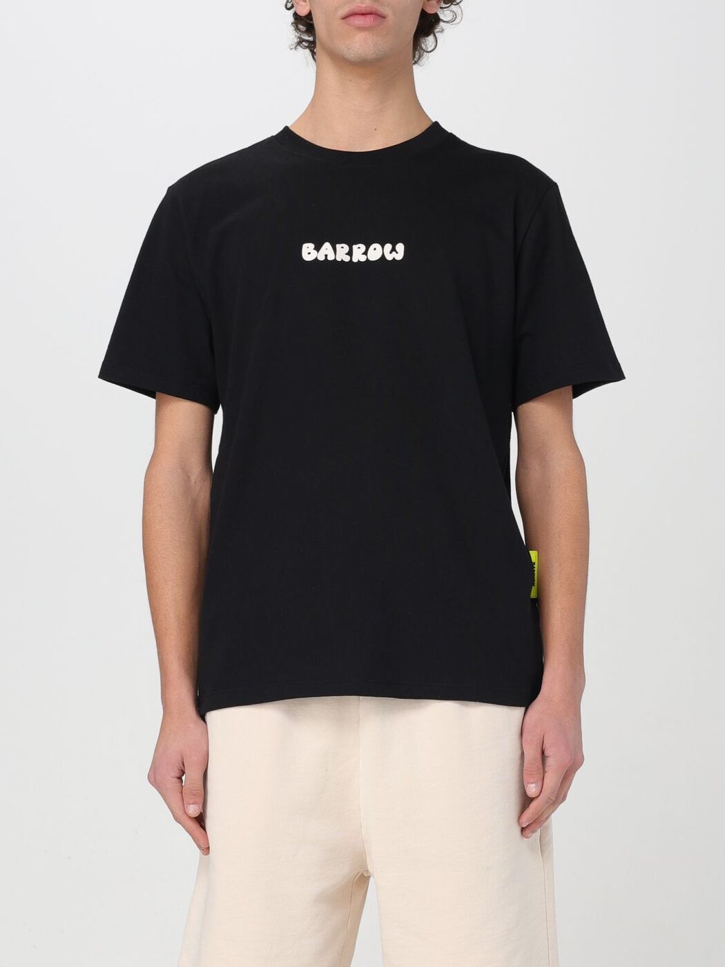 【土日限定クーポン配布中！】 BARROW バロウ ブラック Black Tシャツ メンズ 春夏2024 S4BWUATH147 【関税・送料無料】【ラッピング無料】 gi