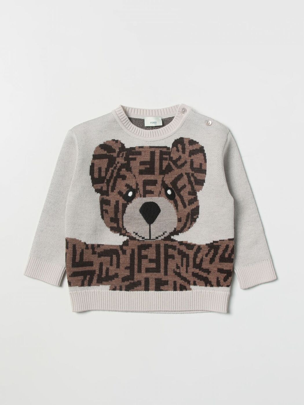 【土日限定クーポン配布中！】 FENDI KIDS フェンディ ホワイト White ベビーウェア ベビーユニセック..