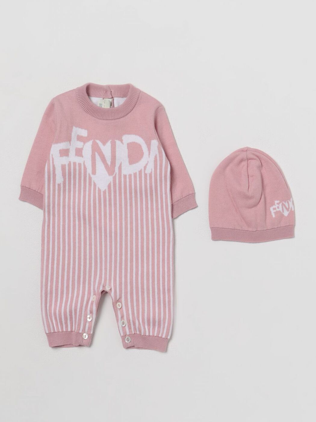 【土日限定クーポン配布中！】 FENDI KIDS フェンディ ピンク Pink ファッション小物 ベビーユニセックス 秋冬2023 BUG134AMJ6 【関税・送料無料】【ラッピング無料】 gi