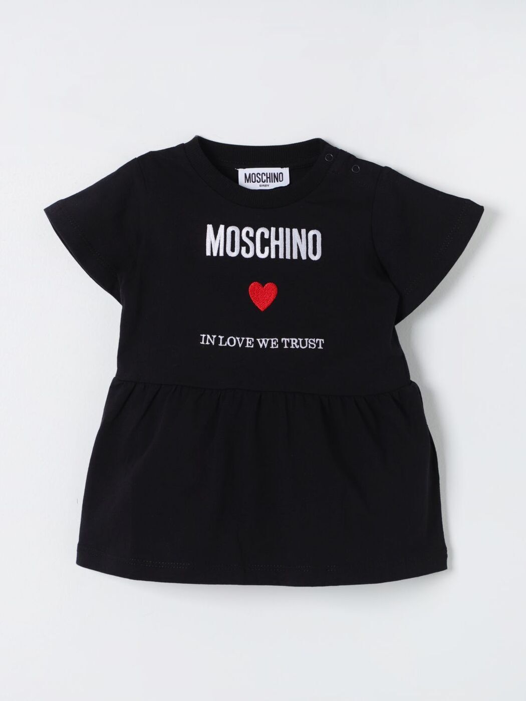 【楽天スーパーSALE!!15000円以上1000円OFFクーポン対象】 MOSCHINO モスキーノ ブラック Black ベビーウェア ベビーユニセックス 春夏2024 MDV0BBLAA22 【関税・送料無料】【ラッピング無料】 gi