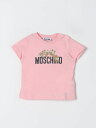 MOSCHINO モスキーノ ピンク Pink トップス ベビーユニセックス 春夏2024 MWM032LAA03 【関税・送料無料】【ラッピング無料】 gi