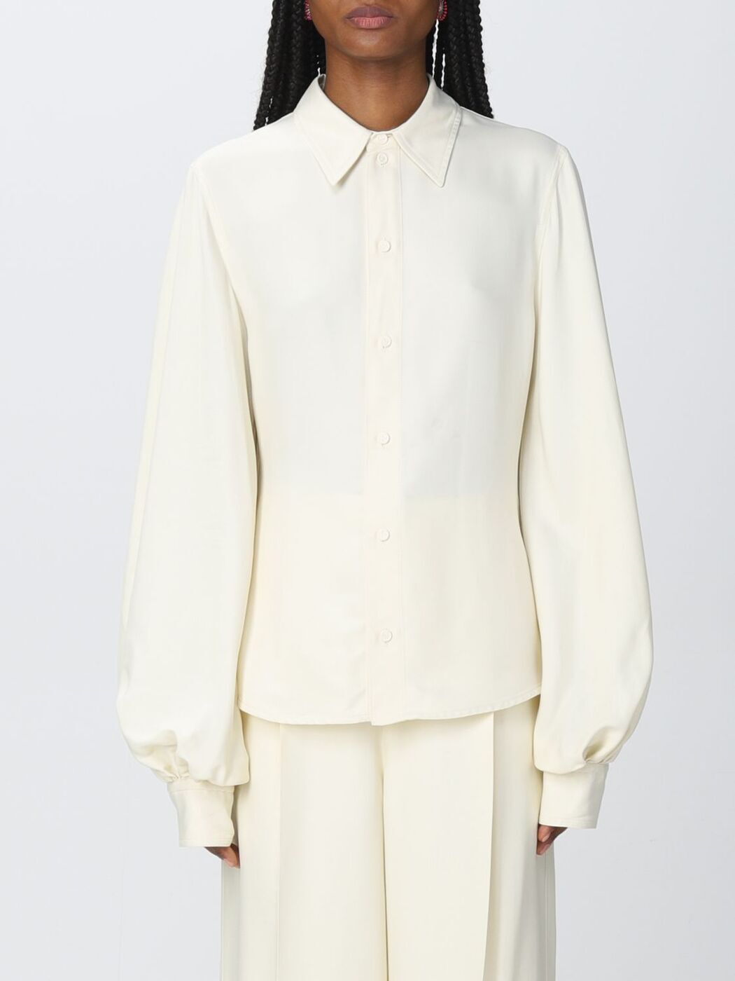 ܥåƥ ͥ BOTTEGA VENETA  ǥ Shirts 708324V21J0 Yellow Cream  ...