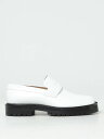 【15,000円以上ご購入で1,000円OFF！】 MAISON MARGIELA メゾン マルジェラ ホワイト White ローファー メンズ 春夏2024 S57WR0139P3827 【関税・送料無料】【ラッピング無料】 gi