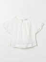 【三連休限定1000円OFF】 モナリザ MONNALISA ロングスリーブTシャツ Tシャツ ガールズ Long sleeve t-shirts 71C6043113 Yellow Cream 関税 送料無料 ラッピング無料 2024SS gi