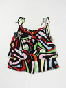 【15 000円以上1 000円OFF!!】 EMILIO PUCCI JUNIOR エミリオ プッチジュニア ブラック Black トップス ガールズ 春夏2023 PS5A82J0278 【関税・送料無料】【ラッピング無料】 gi