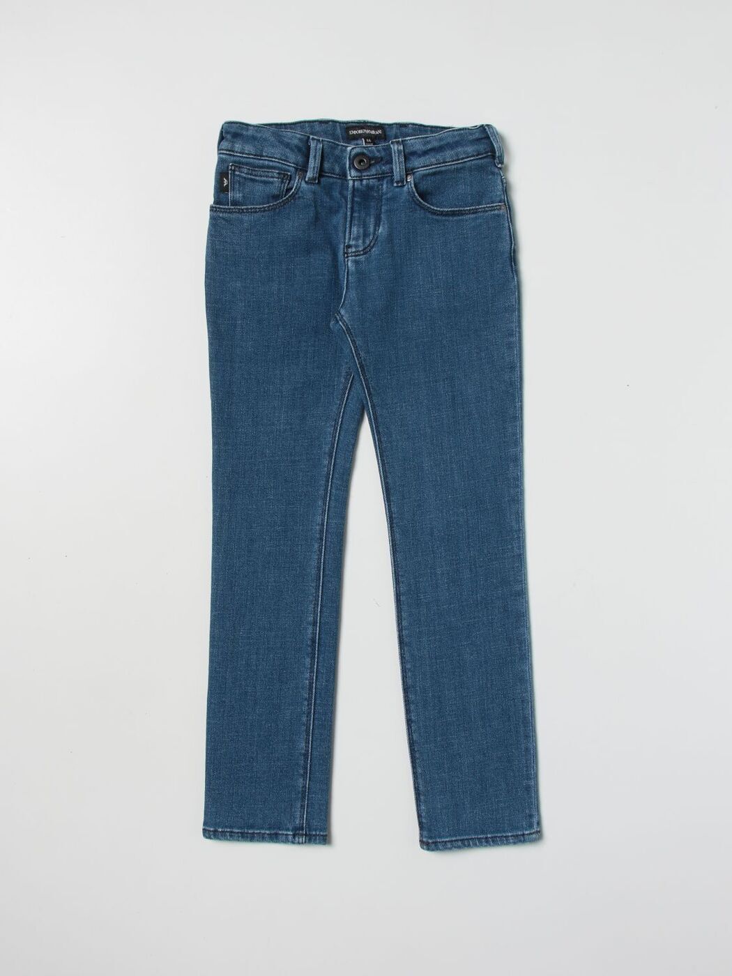 ݥꥪޡ EMPORIO ARMANI 쥮顼եåȥ ǥ˥ ܡ ֥롼 Regular fit jean...