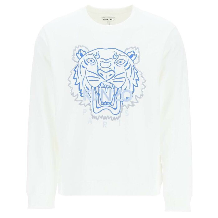 【楽天スーパーSALE対象商品】【2000円OFF!!】 KENZO ケンゾー Bianco Kenzo tiger sweatshirt トレーナー メンズ 春夏2022 FC55SW1294XH ik