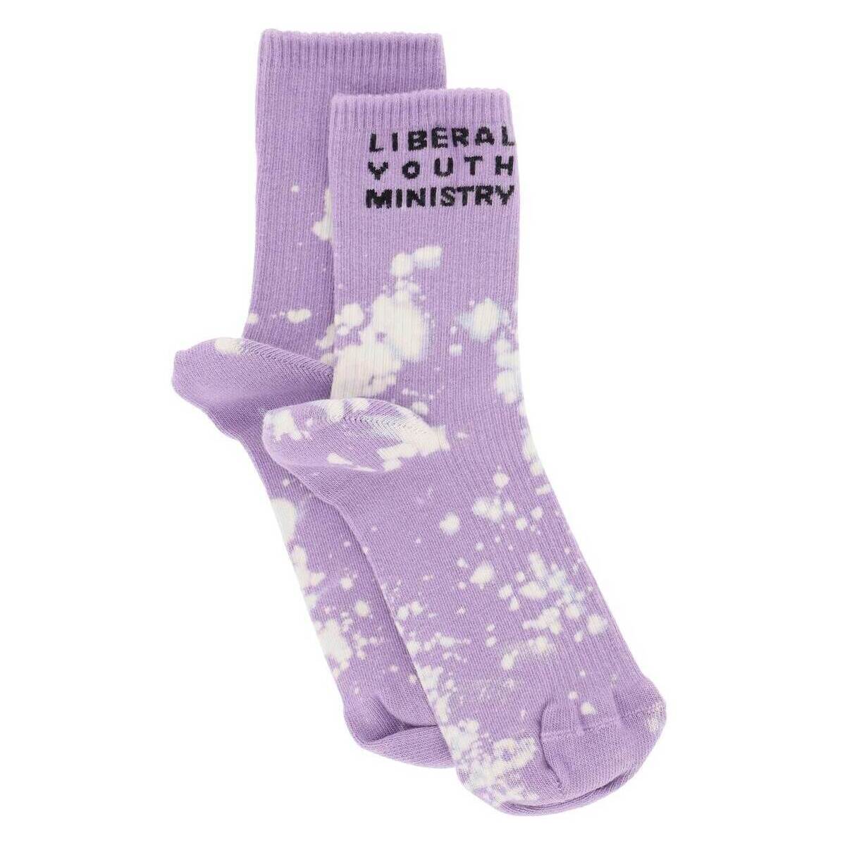 LIBERAL YOUTH MINISTRY リベラルユースミニストリー パープル Viola Liberal youth ministry logo sport socks ソックス メンズ 春夏2022 LYM01K002 【関税・送料無料】【ラッピング無料】 ik